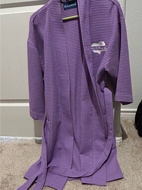 Tim McGraw Lavender Waffle-Knit Robe
